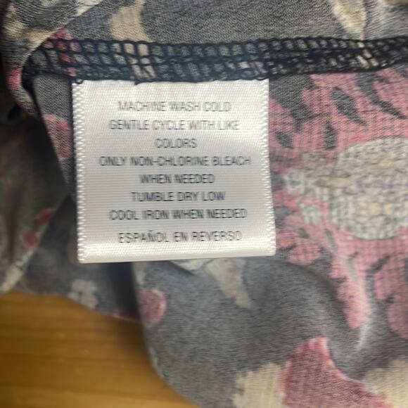 Charter Club surplice wrap floral tunic women’s XL - Picture 11 of 13